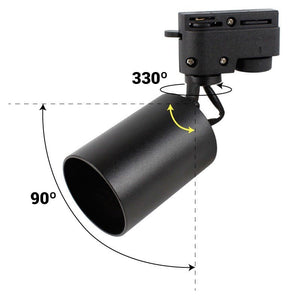 Foco LED para Carril Monofásico Orientable GU10 - Barcelona Led-
