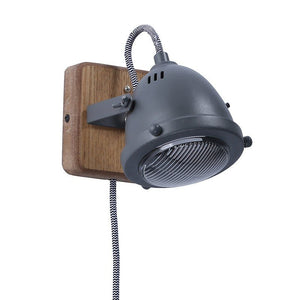 Aplique de pared industrial "Mott" - Orientable - GU10 Incluida - Barcelona Led-Decoración