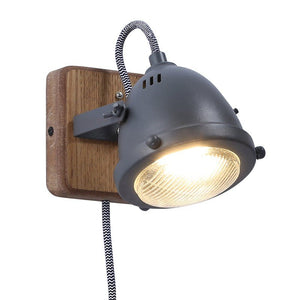 Aplique de pared industrial "Mott" - Orientable - GU10 Incluida - Barcelona Led-Decoración
