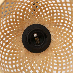 Aplique de pared de mimbre con enchufe "Frida" E27 - Barcelona Led-Decoración