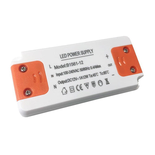 Ultra slim power supply 12V 12W IP20
