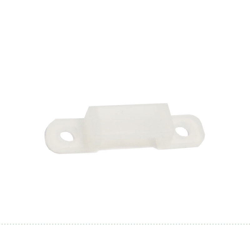 Grapa de silicona para tira LED estanca IP67 de 12mm