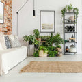 Minimalist pendant lamp with cable and plug