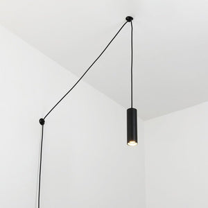 Lámpara colgante minimalista con cable y enchufe "RIM" - GU10 - Barcelona Led-Decoración