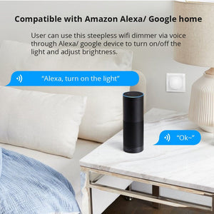 Dimmer Smart WIFI 200W Función Encendido/Apagado - Barcelona Led-Control y regulación