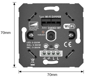 Dimmer Smart WIFI 200W Función Encendido/Apagado (15)