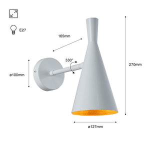 Aplique de pared interior orientable estilo nórdico (22)