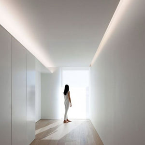 Perfil de aluminio tira LED para esquinas - Bañador de pared - 66x120mm - 2 metros (4)