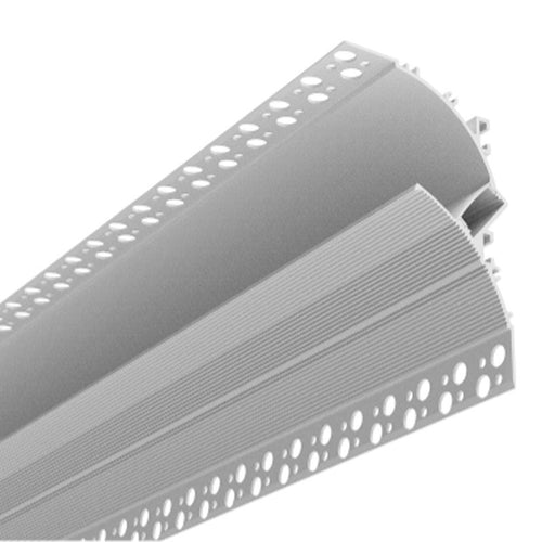 Λωρίδα LED προφίλ αλουμινίου για γωνίες - Wallwasher - 66x120mm - 2 μέτρα