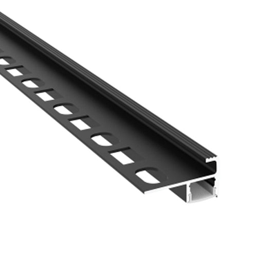 Integrated LED strip profile for stairs - Complete kit - LED strip ≤ 12 mm - 2 meters