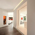 LED strip profiel integratie / trimless - Enkele vin - 14x35mm - Met diffuser - 2 meter 2