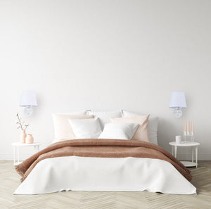 Aplique de pared con pantalla e interruptor Classic "RIGA" - E27 - Barcelona Led-Decoración