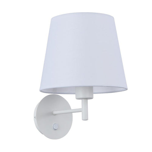 Wall light with shade and switch Classic