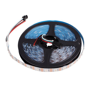 Tira LED inteligente IC RGB 12V DC - 14,4 W/m -IP20 - 60 LED/m - Ancho 10mm - 5 metros (4)