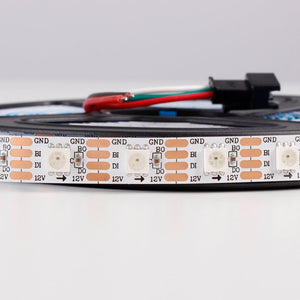 Tira LED inteligente IC RGB 12V DC - 14,4 W/m -IP20 - 60 LED/m - Ancho 10mm - 5 metros (5)