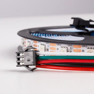 Tira LED inteligente IC RGB 12V DC - 14,4 W/m -IP20 - 60 LED/m - Ancho 10mm - 5 metros (6)