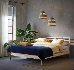 Lámpara colgante de mimbre "Ikken" - Barcelona Led-Decoración