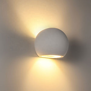 Aplique de pared de escayola "Ball" G9 - Barcelona Led-Decoración