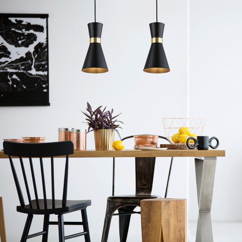 Lámpara colgante nórdica de metal "Marlon" - E27 - Barcelona Led-Decoración