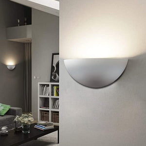 Aplique de pared de escayola "HALF" E14 - Barcelona Led-Decoración