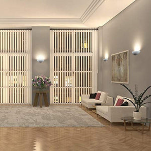 Aplique de pared de escayola "HALF" E14 - Barcelona Led-Decoración