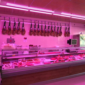 Tubo LED T8 nano especial carnicerías 90cm 14W (2)