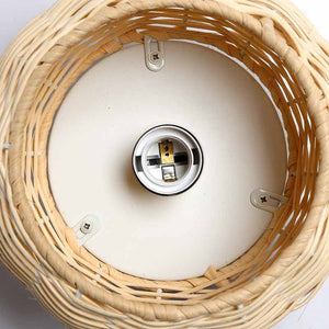 Aplique de pared de mimbre "Berlam" (6)