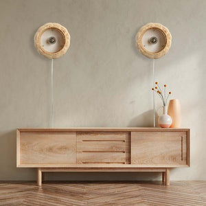 Aplique de pared de mimbre "Berlam" - Barcelona Led-Decoración