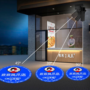 Proyector de logos LED GOBO 50W fijo interior - Óptica 20° - IP20 - Barcelona Led-Signage