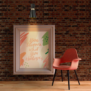 Aplique de pared interior en color blanco y dorado estilo nórdico "Melissa" de 29x25cm - Barcelona Led-Decoración