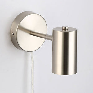 Aplique de pared interior orientable "Ben" con cable y enchufe - E27 (10)
