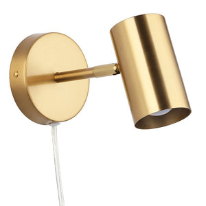 Aplique de pared interior orientable "Ben" con cable y enchufe - E27 (12)