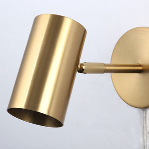 Aplique de pared interior orientable "Ben" con cable y enchufe - E27 - Barcelona Led-Decoración