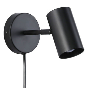Aplique de pared interior orientable "Ben" con cable y enchufe - E27 - Barcelona Led-Decoración