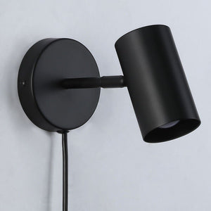 Aplique de pared interior orientable "Ben" con cable y enchufe - E27 - Barcelona Led-Decoración