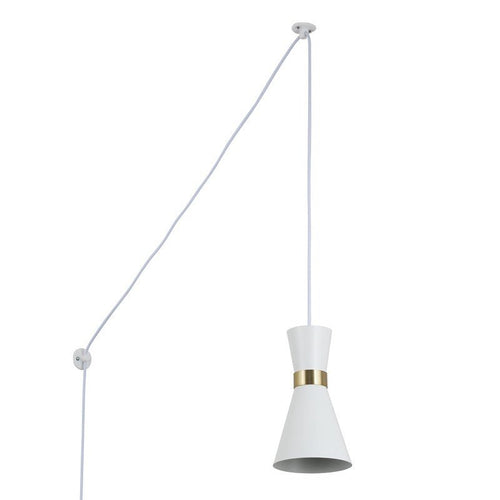 Pendelleuchte aus Metall „Mir“ mit Stecker - E27