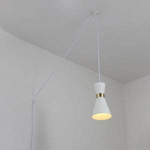 Lámpara colgante de metal con enchufe "Mir" - E27 - Barcelona Led-Decoración