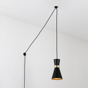 Lámpara colgante de metal con enchufe "Mir" - E27 - Barcelona Led-Decoración