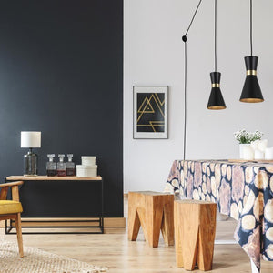 Lámpara colgante de metal con enchufe "Mir" - E27 - Barcelona Led-Decoración