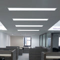 Slim recessed LED panel 120X30 cm - Driver Philips - 44W - UGR19 - With mounting KIT 3