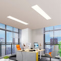 Slim recessed LED panel 120X30 cm - Driver Philips - 44W - UGR19 - With mounting KIT 5