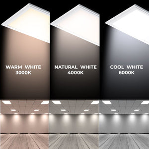 Panel LED de empotrar 1200X600mm Slim 72W PHILIPS DRIVER UGR19 con KIT de montaje (4)