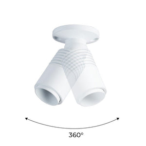 Aplique de techo con zoom - Orientable - 2700K - 3W - Barcelona Led-Decoración