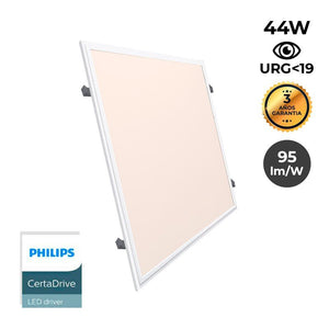 Panel LED 60X60cm con KIT de empotrar 44W UGR19 Driver Philips - Barcelona Led-