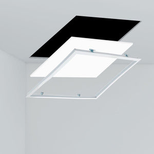 Panel LED empotrable 60X60 cm - Driver OSRAM - 40W - UGR18 - CRI90 - Con KIT de montaje - Barcelona Led-
