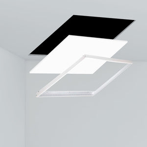 Panel LED de superficie WIFI SMART RGB / RGBW + CCT - 60x60 cm - 40W - Con KIT de montaje (6)