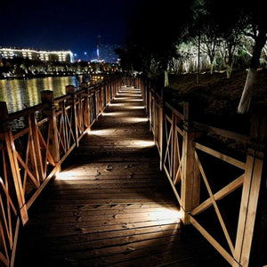 Kit 6 focos LED empotrables en suelo 0,3W 12V-DC IP67 (10)