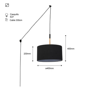 Lámpara colgante con enchufe "CLASS XL" (9)