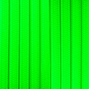 Cable eléctrico redondo revestido de algodón Verde Cítrico - Barcelona Led-Material eléctrico