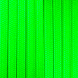 Cable eléctrico redondo revestido de algodón Verde Cítrico (4)